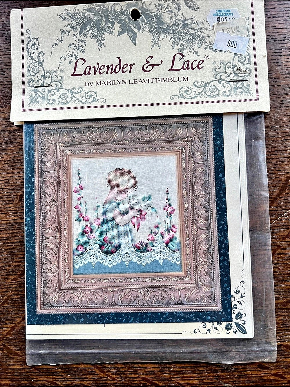 Lavender & Lace Emma's Garden Cross Stitch Pattern